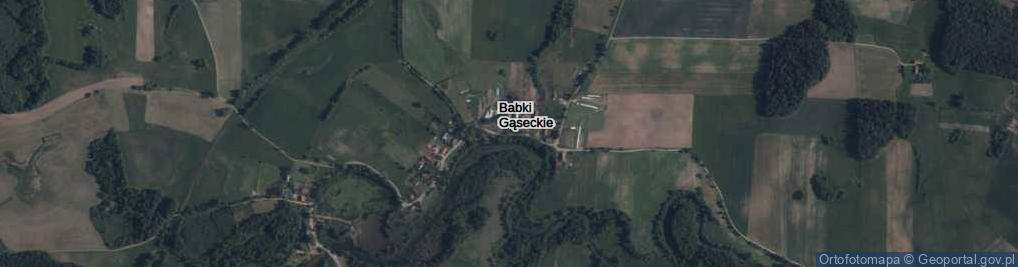 Zdjęcie satelitarne Babki Gąseckie ul.